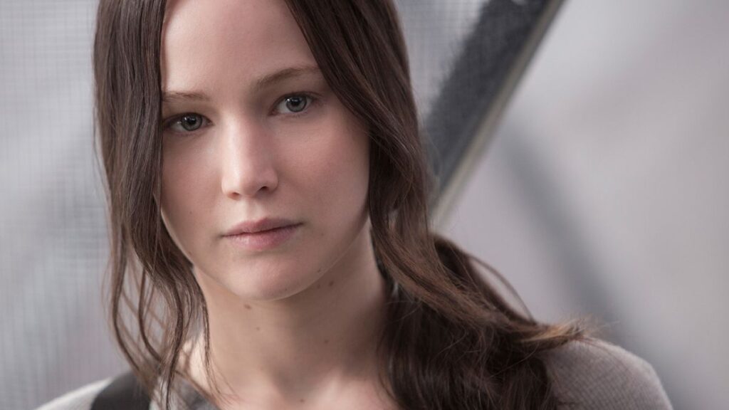Katniss Everdeen (Jennifer Lawrence) dans la saga Hunger Games