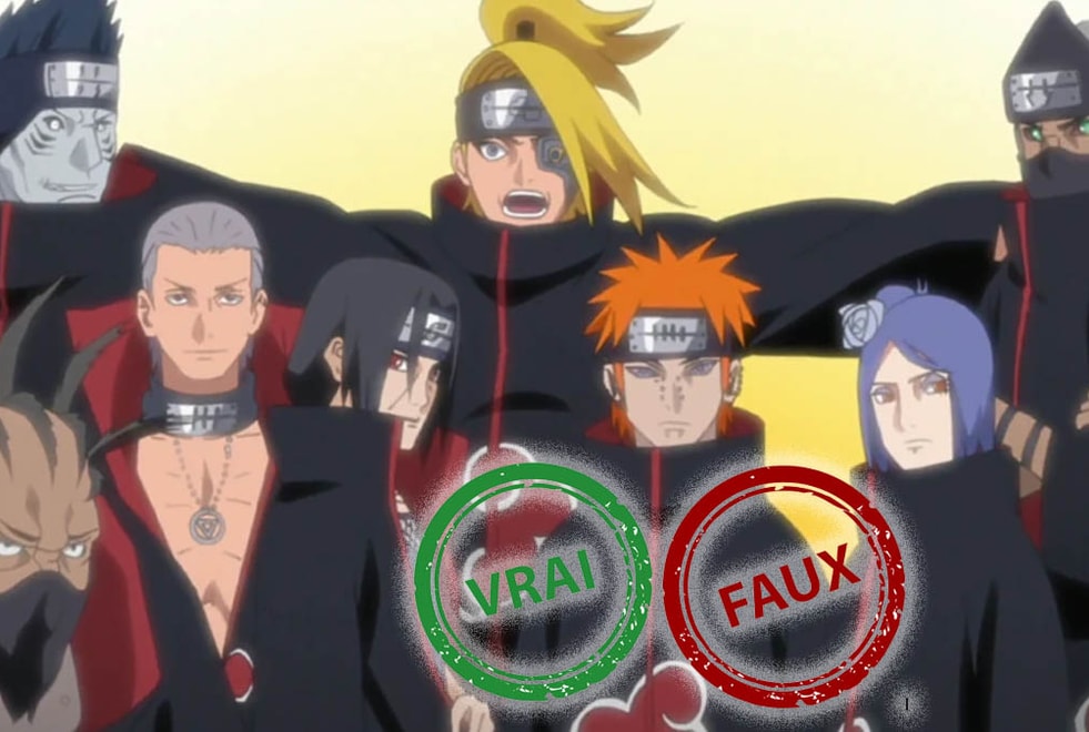 Naruto : tu rejoins l’Akatsuki si t’as 5/5 à ce quiz Vrai ou Faux sur l’organisation criminelle