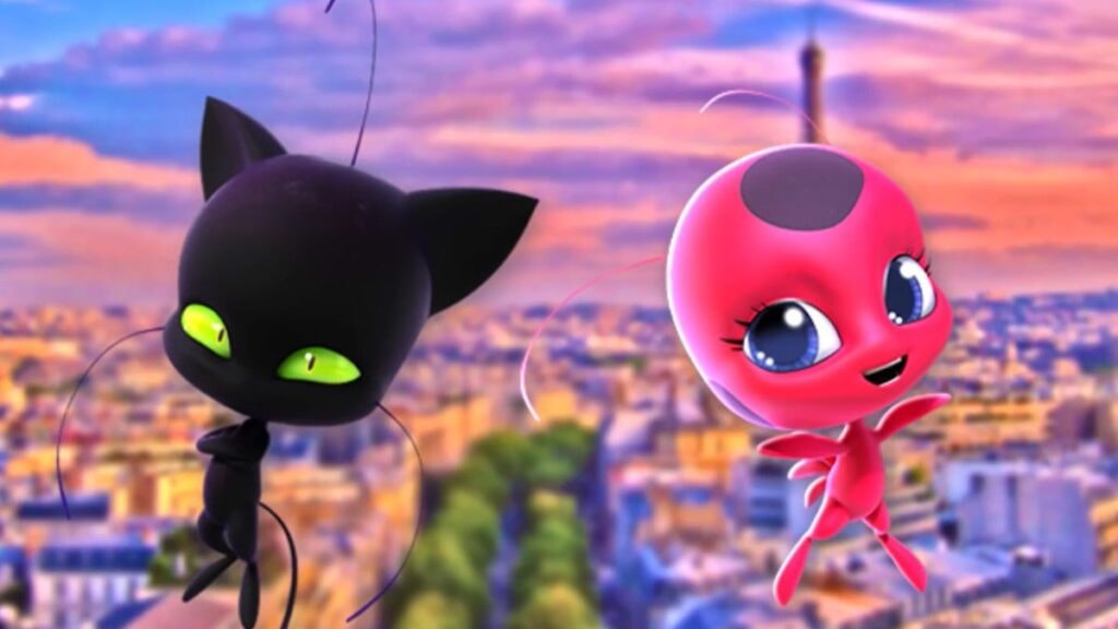 les kwamis tikki et plagg de miraculous