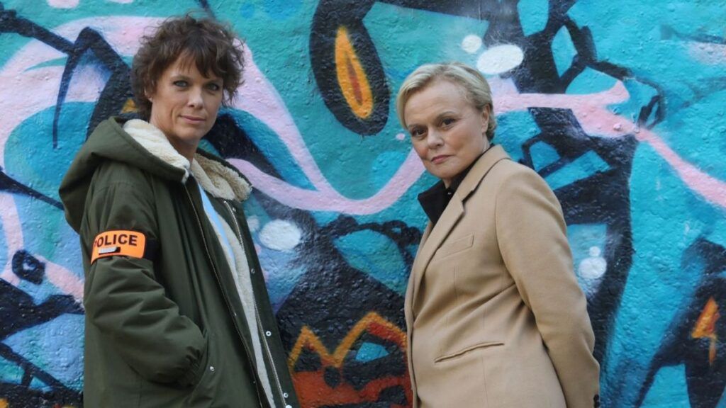Muriel Robin et Anne Le Nen dans la série Master Crimes sur TF1.