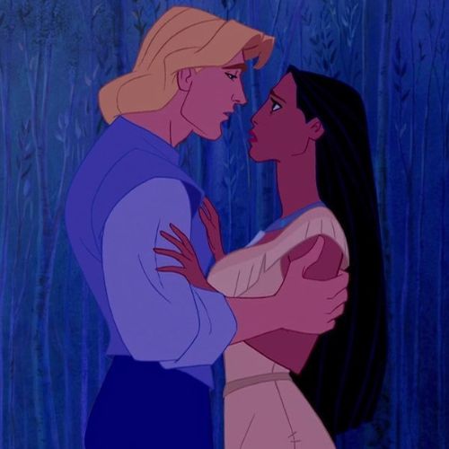 Pocahontas et John Smith