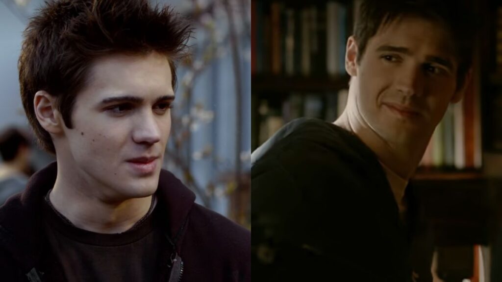 Steven R. McQueen dans le premier vs le dernier épisode de The Vampire Diaries.