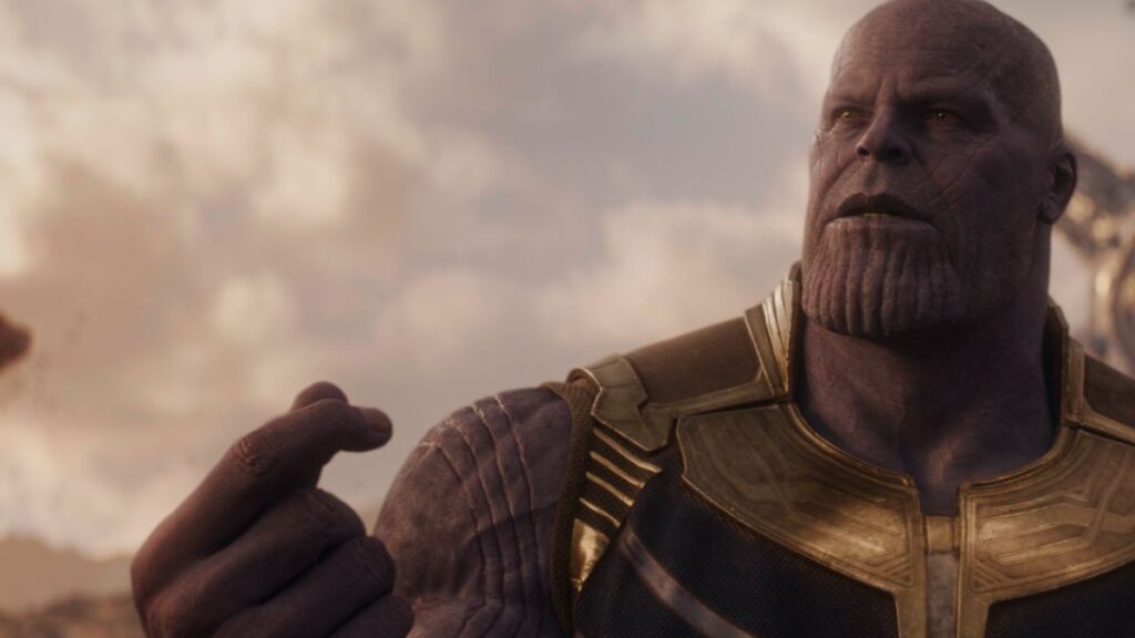 Thanos dans le Marvel Avengers Infinity War