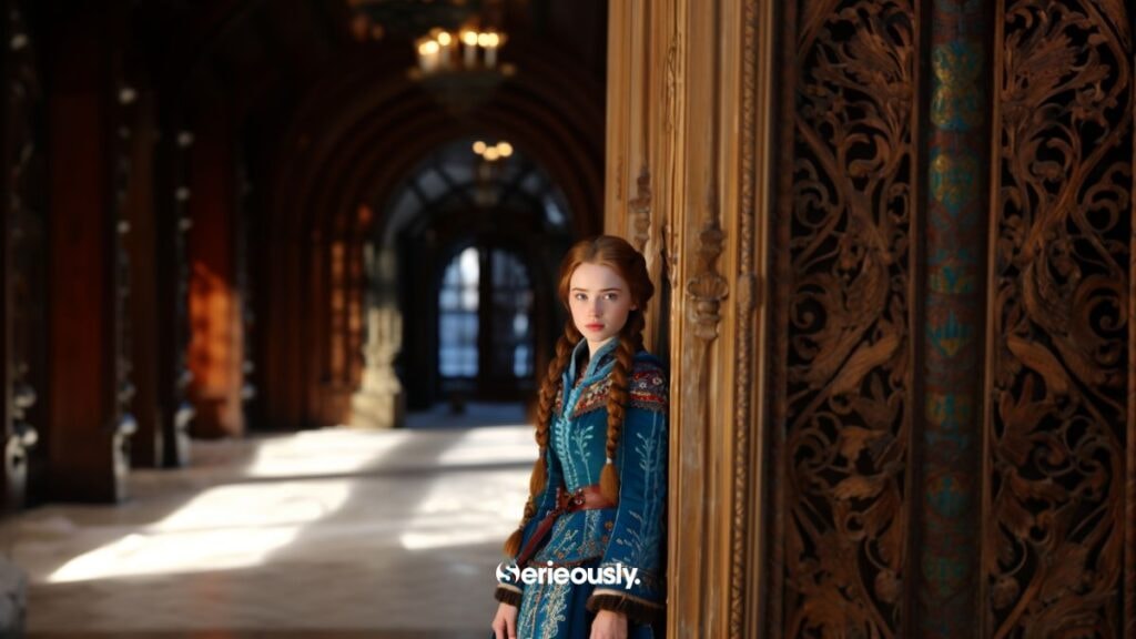 Anna ans La Reine des Neiges image IA Intelligence Artificielle Midjourney