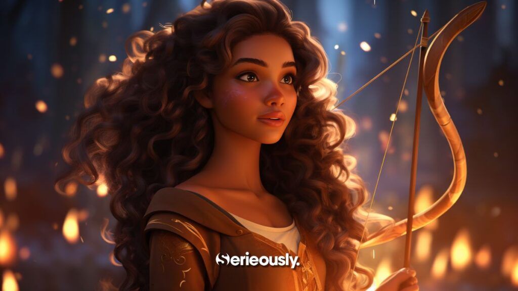 Sagittaire signe astro IA princesse Disney