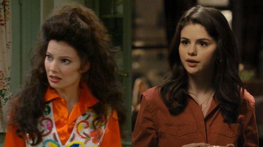 Fran Drescher dans Une Nounou D'Enfer et Selena Gomez dans Only Murders In The Building.