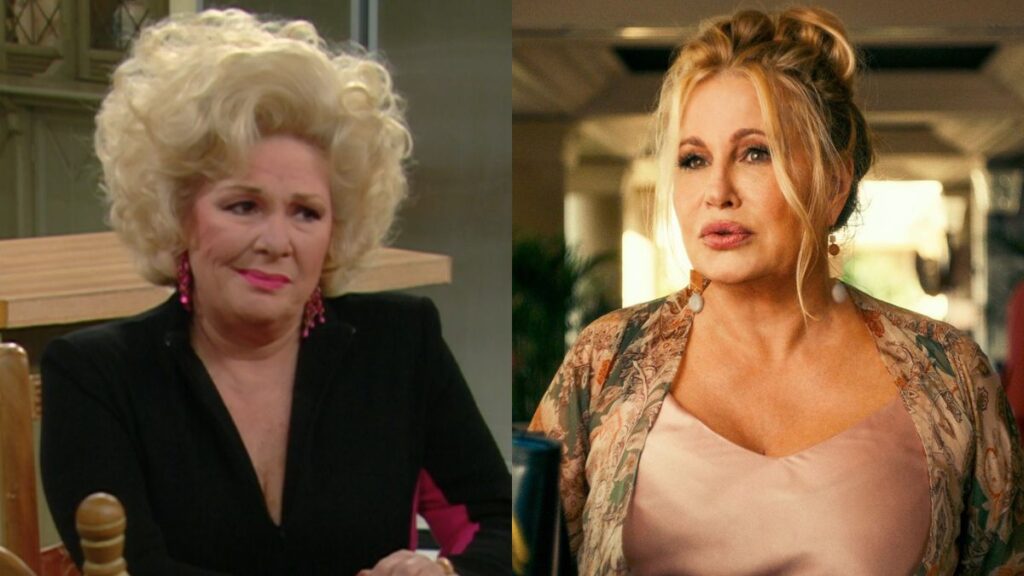 Renée Taylor dans Une Nounou D'Enfer, Jennifer Coolidge dans The White Lotus.