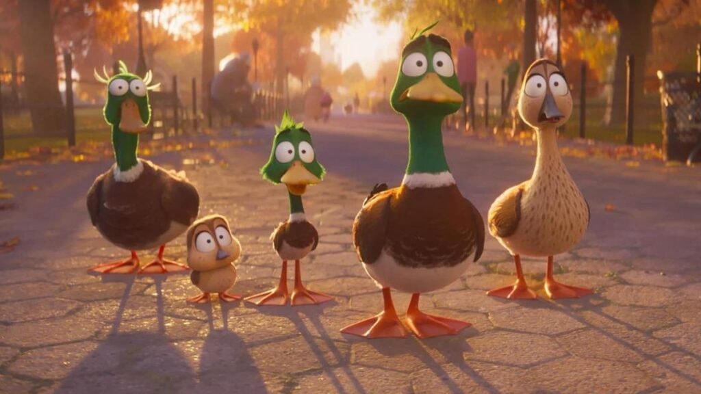 Les canards du film Illumination Migration