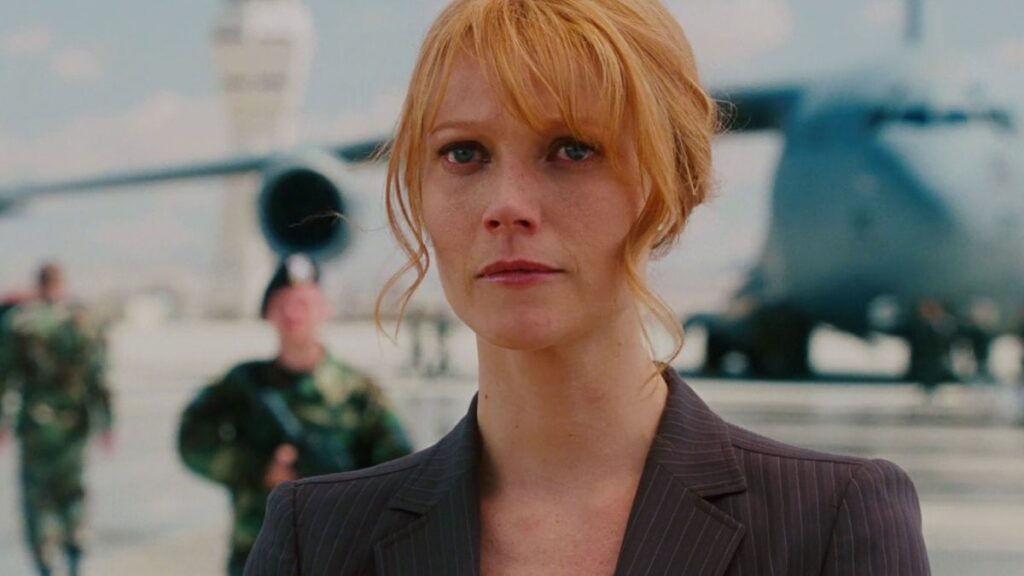 Gwyneth Paltrow dans Iron Man 1 en 2008.