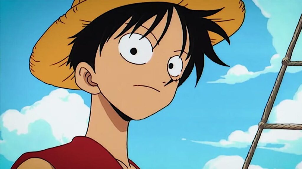 Luffy au début de l'anime One Piece