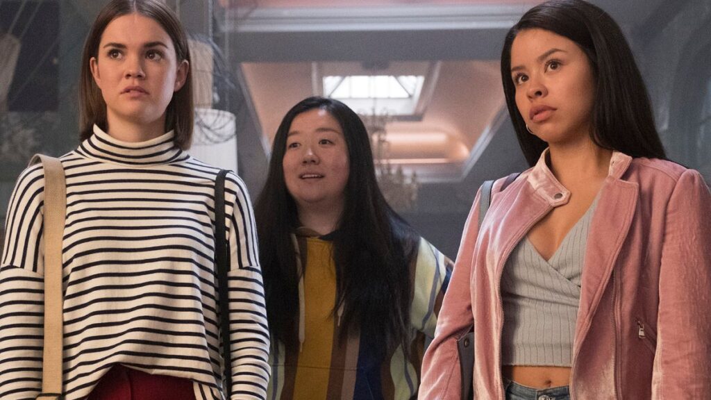 Maia Mitchell et Cierra Ramirez dans les rôles de Callie et Mariana pour la série Good Trouble.