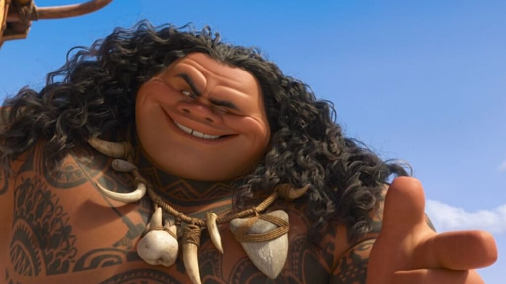 Maui dans le film Vaiana