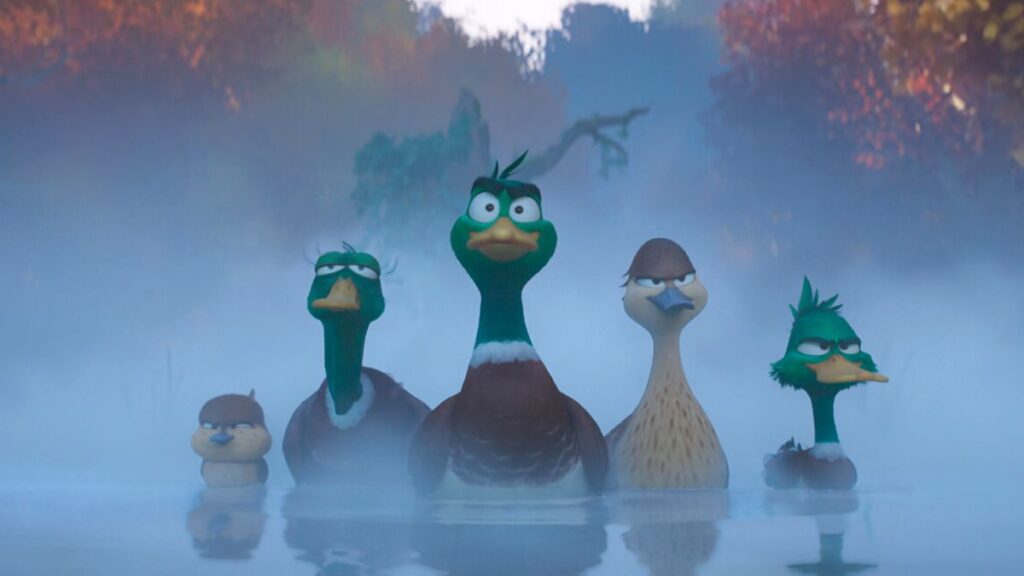 Les canards de la famille Mallard dans le film d'animation Migration