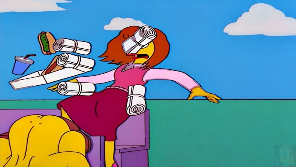 Mort de Maud dans Les Simpson
