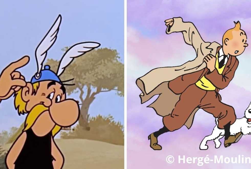 Sondage : élis la meilleure adaptation en dessin animé entre Tintin et Astérix