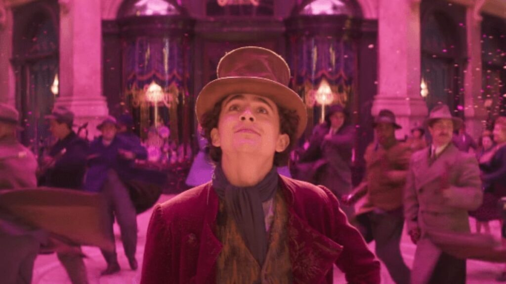 Willy Wonka Timothée Chalamet