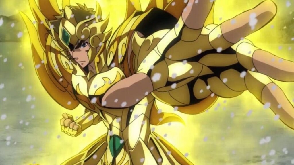 Le Chevalier d'Or du Lion, Aiolia dans Saint Seiya Soul of Gold