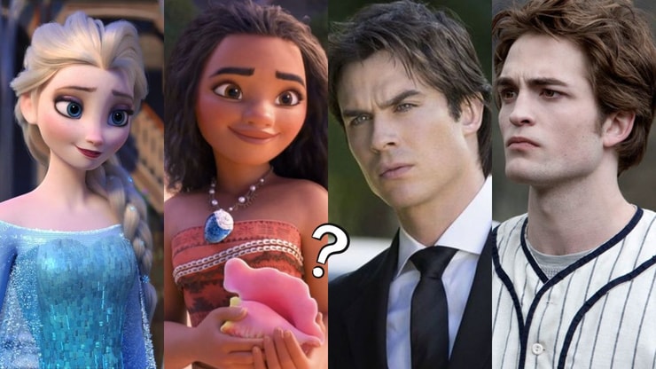 Quiz Disney : choisis une princesse et on te dit si tu finis avec Damon (The Vampire Diaries) ou Edward (Twilight)