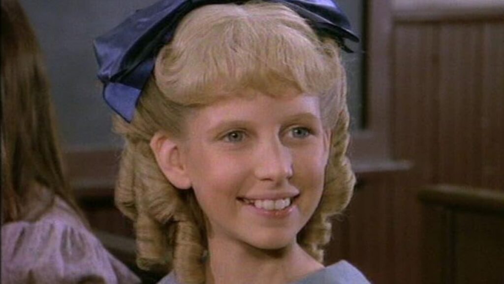 nancy oleson dans l'épisode 9 de la saison 8 de la petite maison dans la prairie