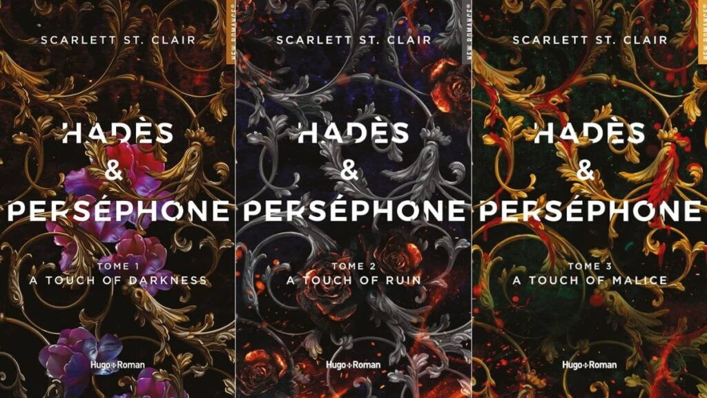 La trilogie de livres Hadès et Perséphone