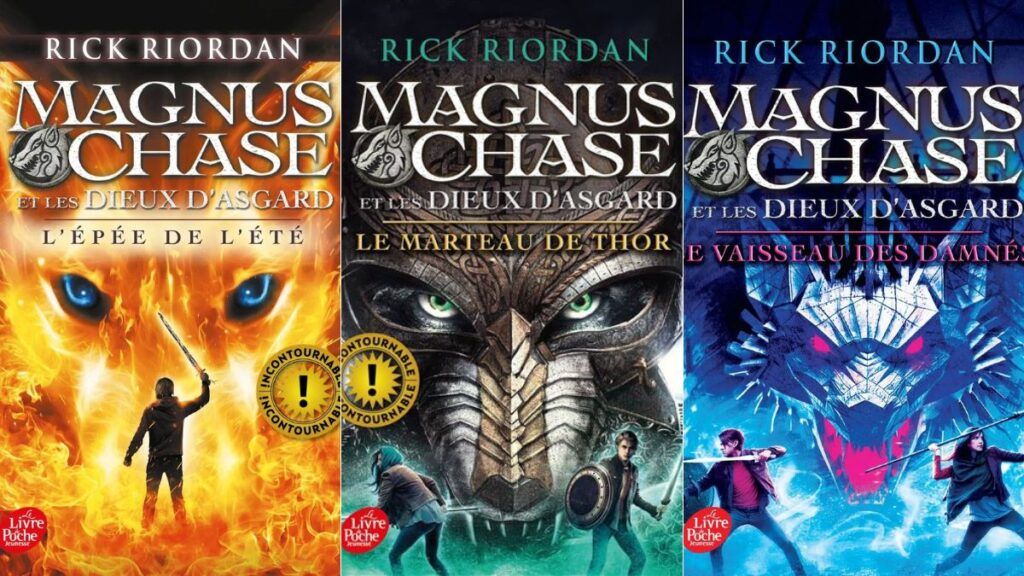 Livres de la saga Magnus et les dieux d'Asgard