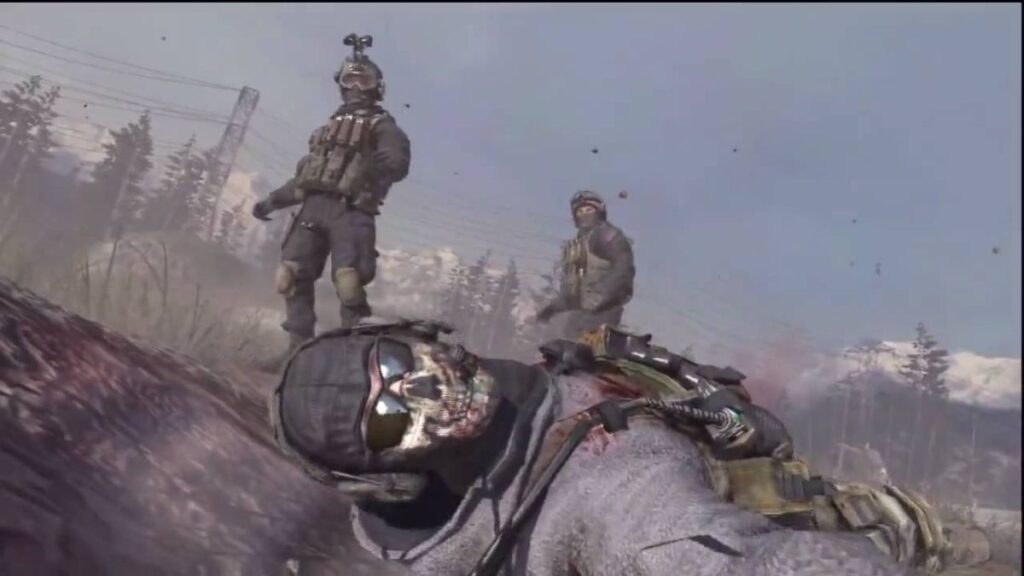 The death of Simon Ghost Riley in Call of Duty Modern Warfare 2