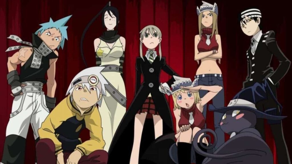 Les différents protagonistes de l anime Soul Eater