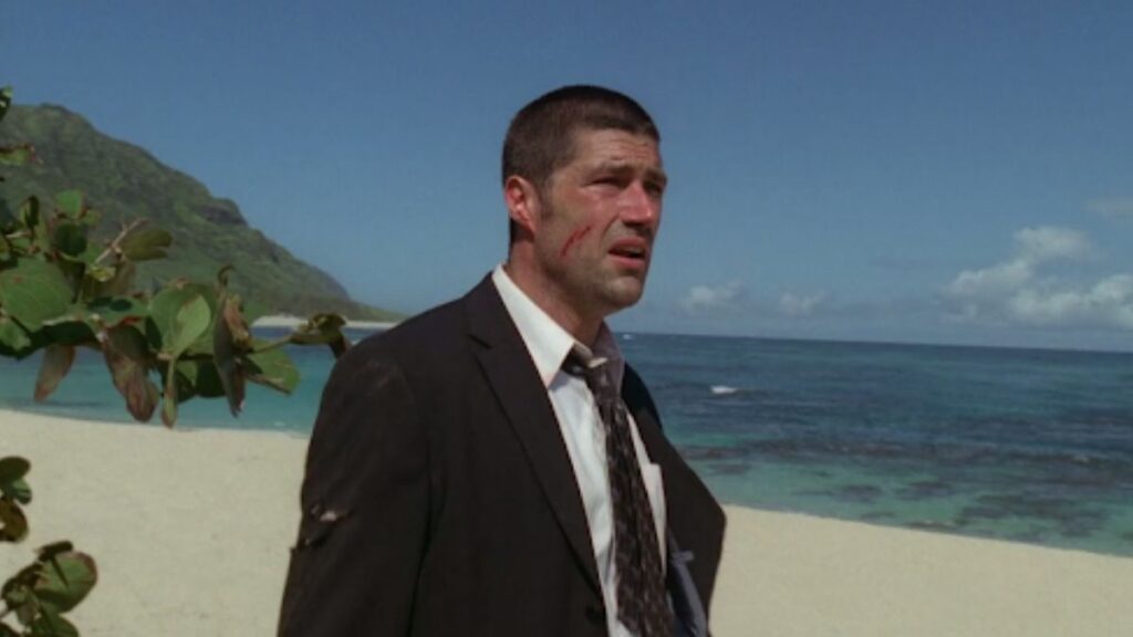 Jack Shephard dans le premier épisode de Lost.