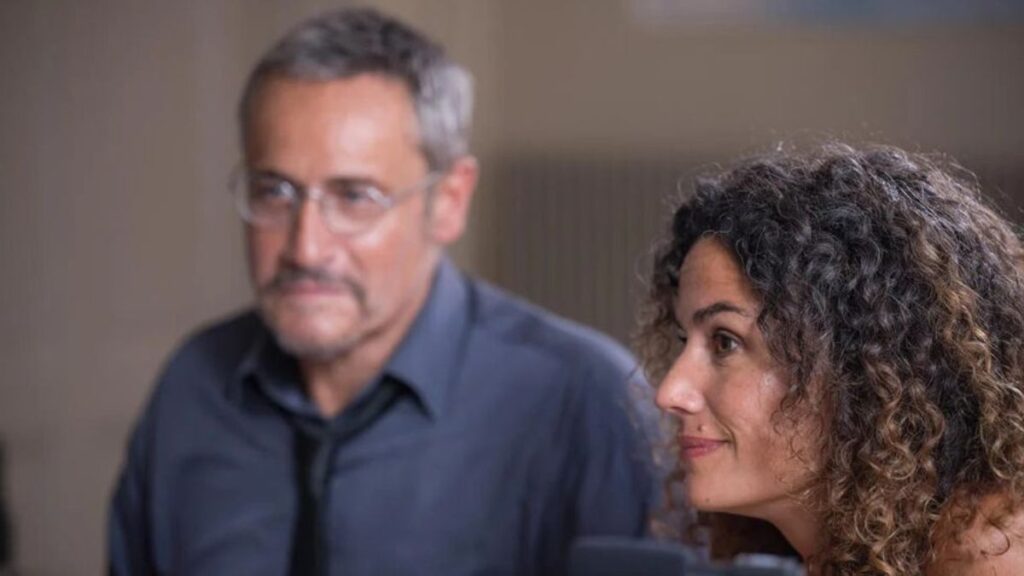 Jean-Michel Tinivelli et Barbara Cabrita dans la série Rivière-Perdue.