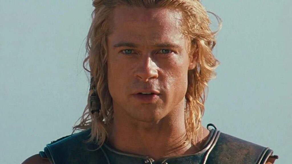 Brad Pitt dans le film Troie.