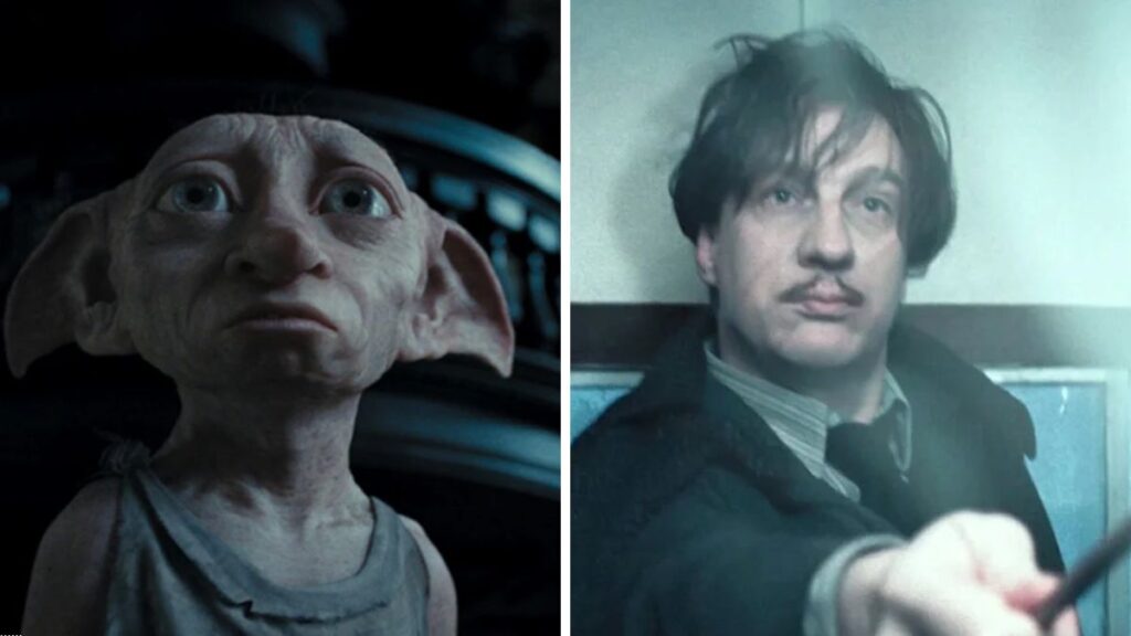 Dobby et Lupin dans la saga Harry Potter