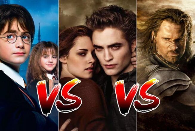 Sondage : préfères-tu Harry Potter, Twilight ou Le Seigneur des Anneaux ?