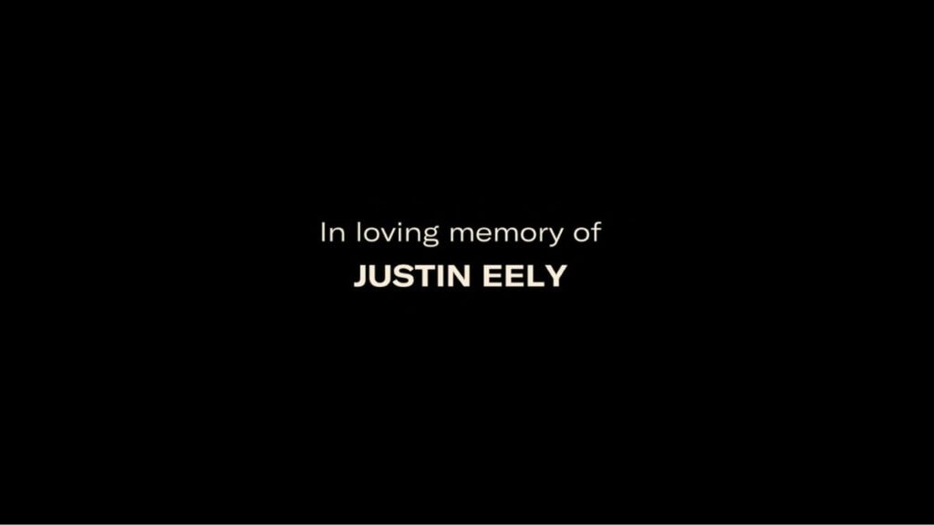 l'hommage à justin eely à la fin de la série un jour