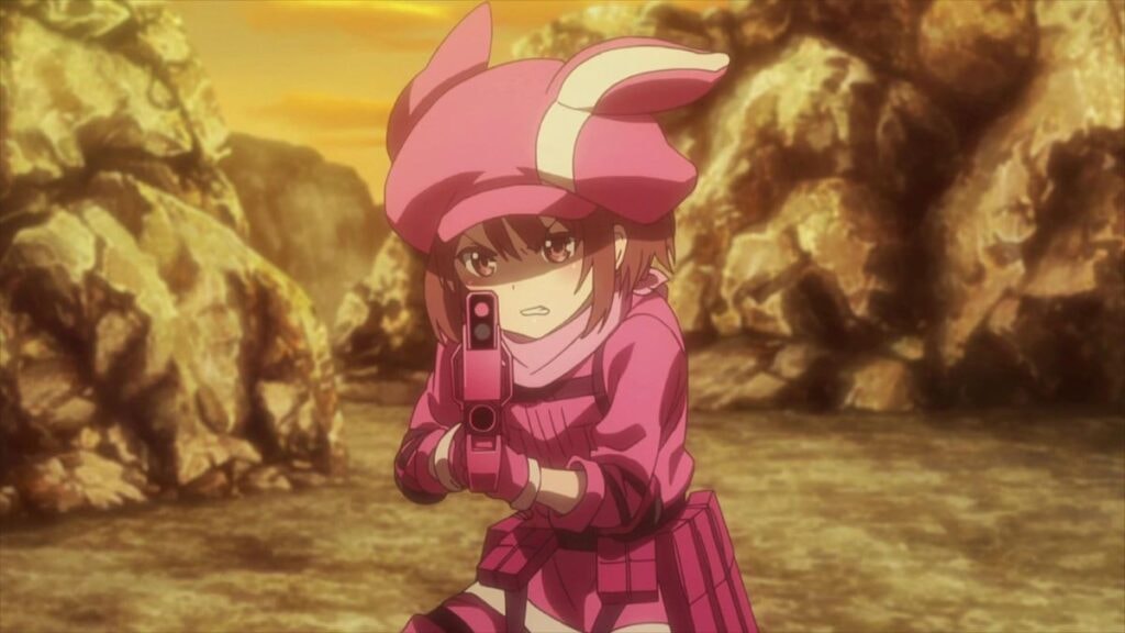 LLENN, le personnage principal du manga spin-off Sword Art Online Alternative - Gun Gale Online