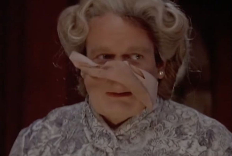 Madame Doubtfire est ton film préféré avec Robin Williams si tu as 5/5 à ce quiz