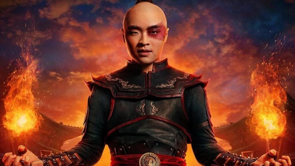 Le prince Zuko dans Avatar, Le Dernier Maître de l'Air.