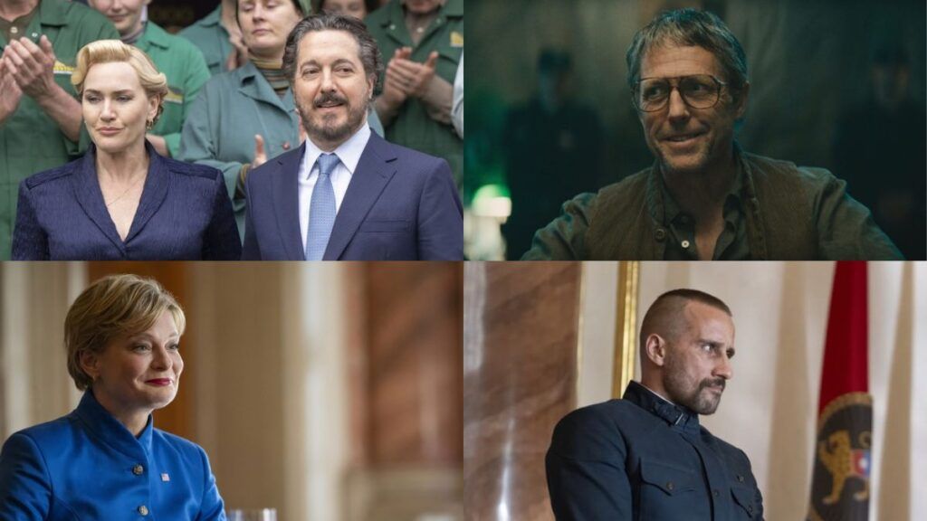 kate winslet, guillaume galienne, hugh grant, Matthias Schoenaerts, martha plimpton sont au casting de la série the regime