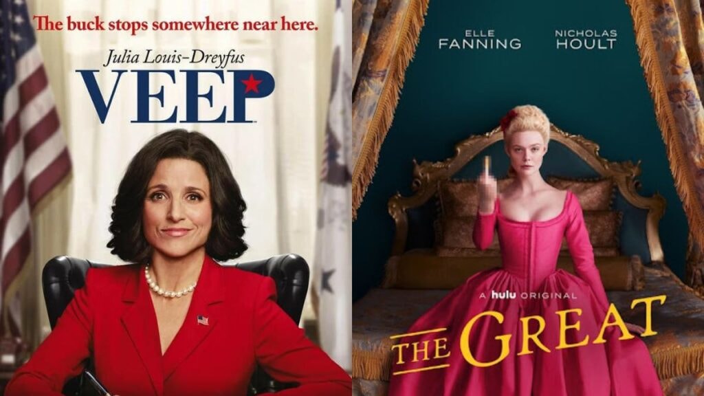 les posters de veep et the great