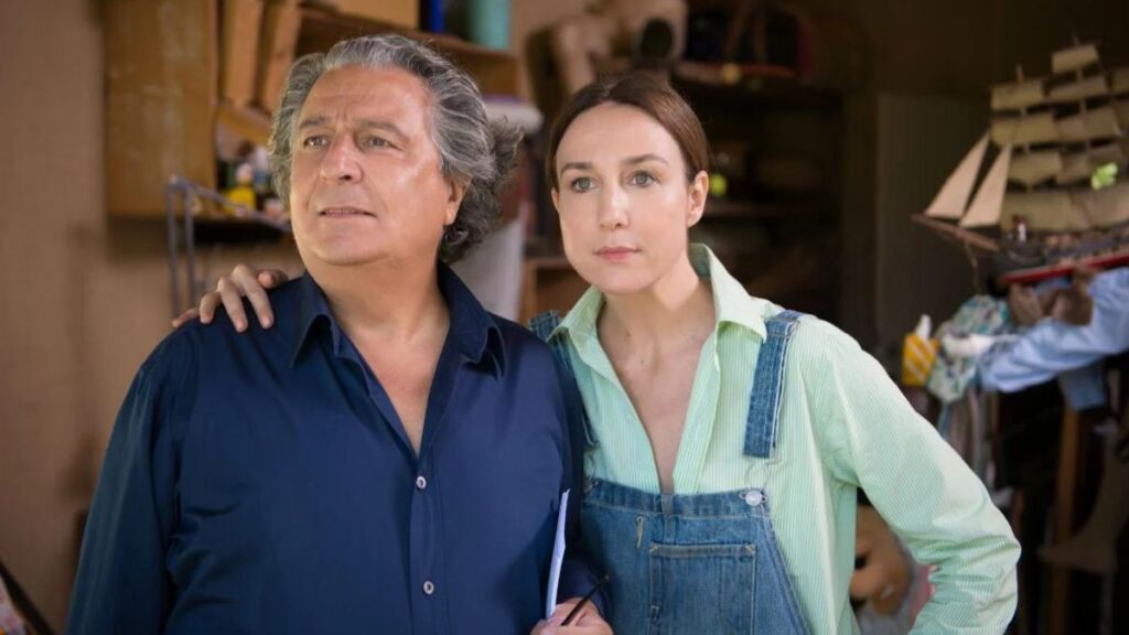 Christian Clavier et Elsa Zylberstein dans le film À bras ouverts.