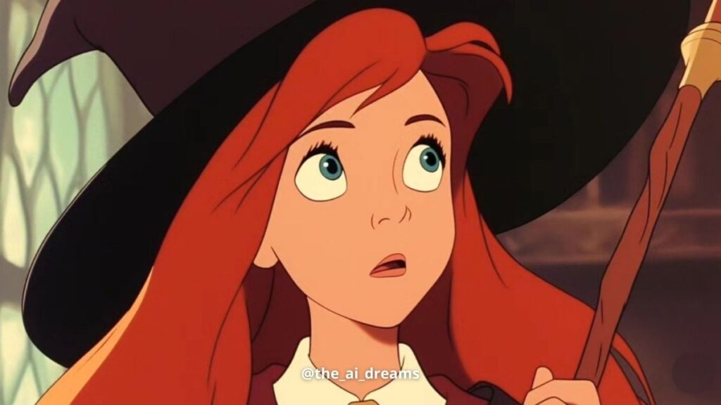 Ginny Weasley en version film Disney classique 