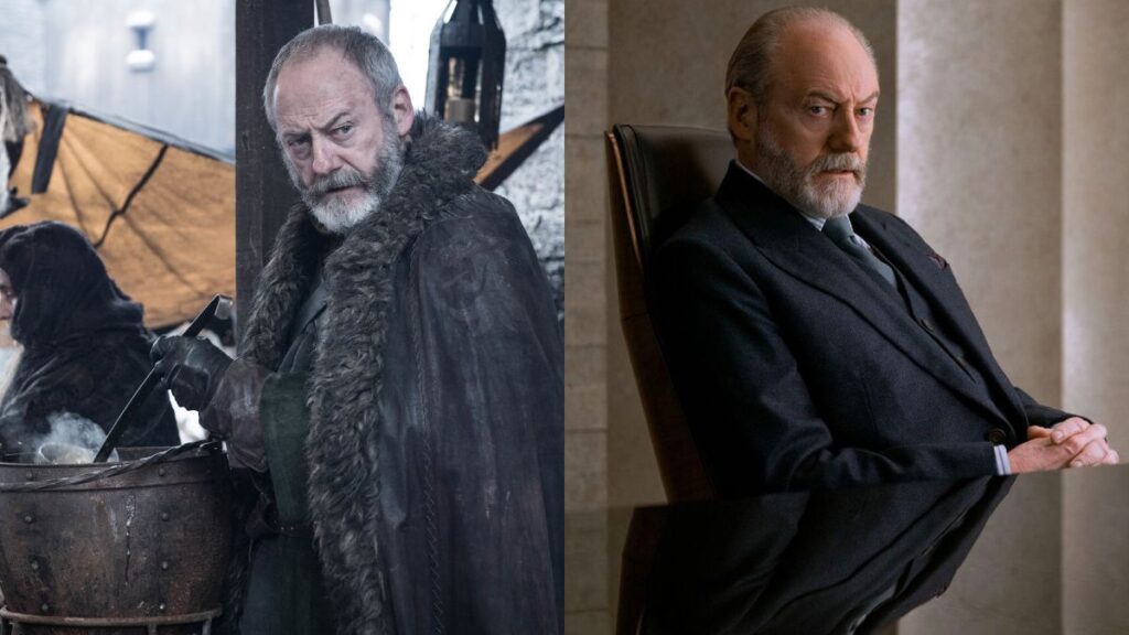 Liam Cunningham dans Game of Thrones et dans Le Problème à 3 corps.