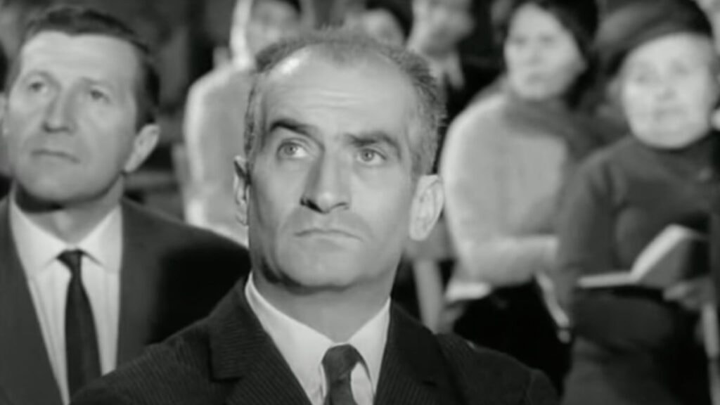 Louis de Funès dans le film Faites sauter la banque