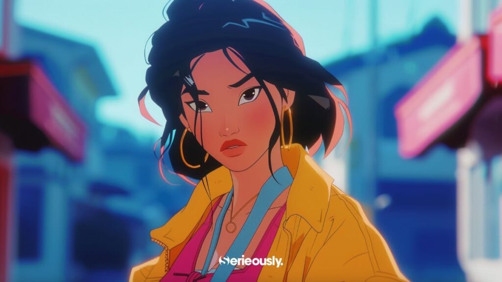 Mulan de Disney en version IA des années 80