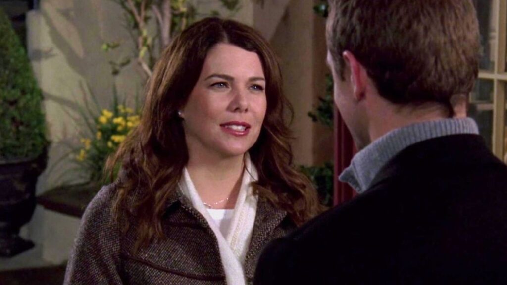 Lorelai et Christopher à Paris dans Gilmore Girls.