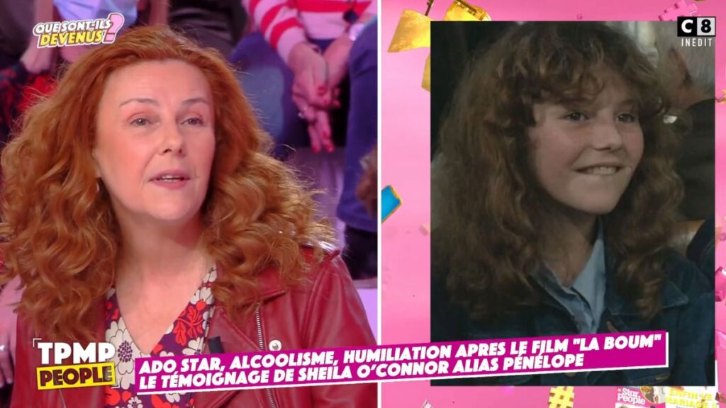 Sheila O'Connor (Pénélope dans La Boum) dans TPMP People.