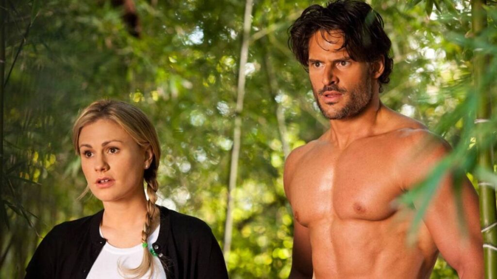 Joe Manganiello et Anna Paquin dans la série True Blood. La Communauté du Sud