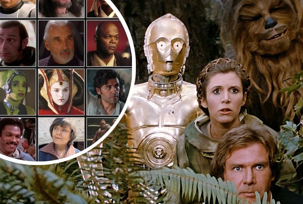 Quiz : t’as une excellente mémoire si tu relies ces 10 personnages de la saga Star Wars à leur nom