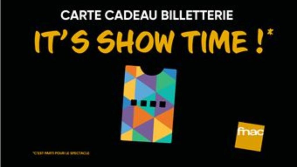 Carte-cadeaux fnac spectacle