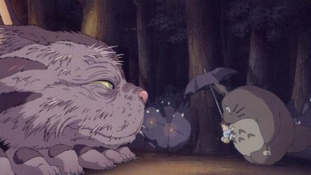 totoro mei et le chat bus