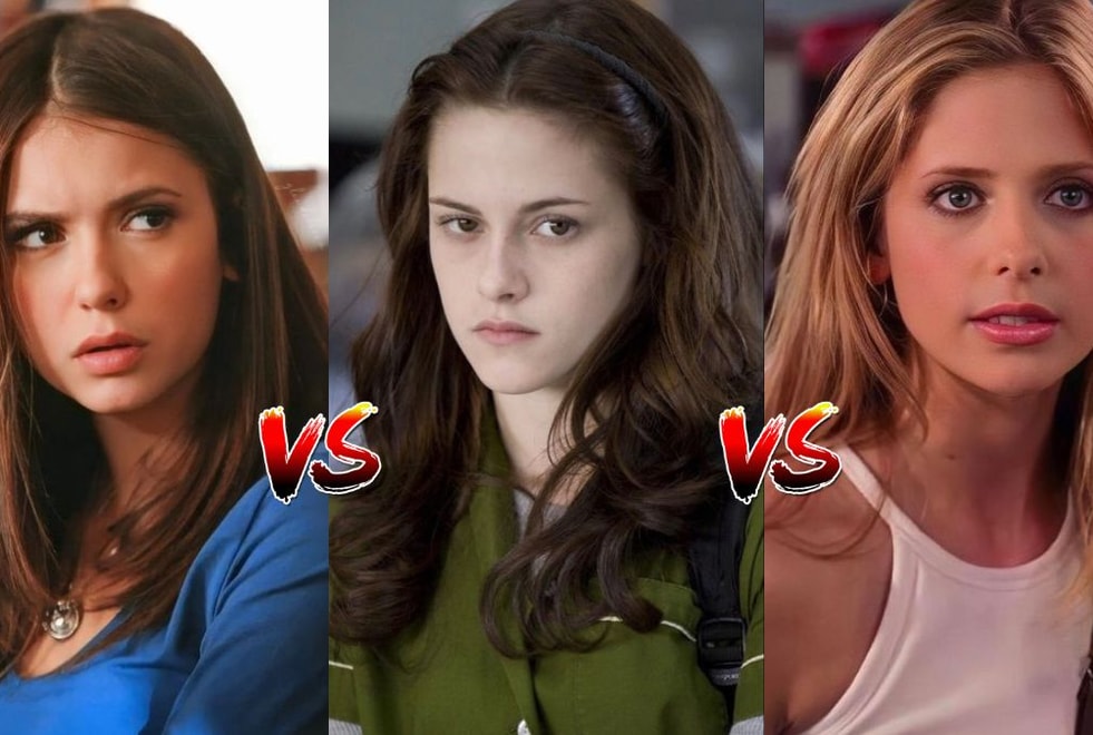 Sondage : qui te ressemble le plus entre Elena Gilbert (The Vampire Diaries), Bella Swan (Twilight) et Buffy Summers ?